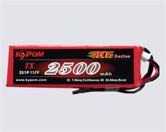 KTTX2500LP3-3S(A)  TX Lithium Polymer batter